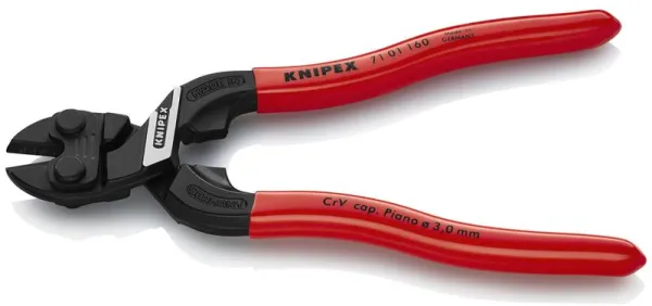 Knipex KNIPEX CoBolt® S Kompakte Bolzenschneider schwarz atramentiert, kunststoffbeschichtet 160 mm