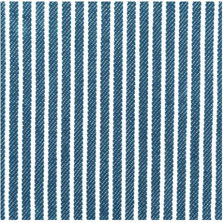 Denimstoff 145cm 1701 Blaue Streifen - 50cm