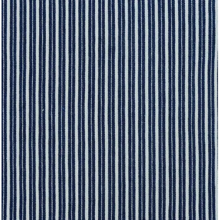 Denimstoff 145cm 008 Dunkelblau Gestreift - 50cm
