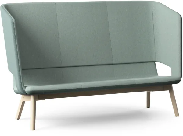 Twist & Sit Soft - 3-sitziges hohes Loungesofa mit Beinen