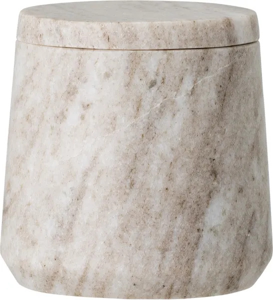 Felica, Topf mit Deckel, Marmor
