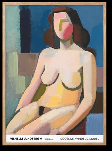 Peléton Sitzendes weibliches Modell, 1942 Poster 70x100