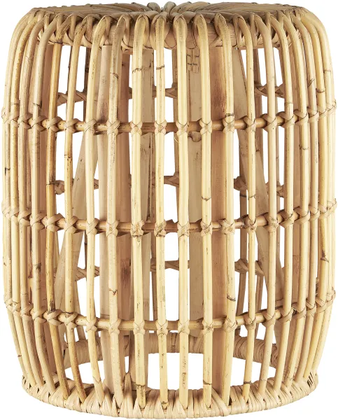 IB LAURSEN Runder Rattanhocker
