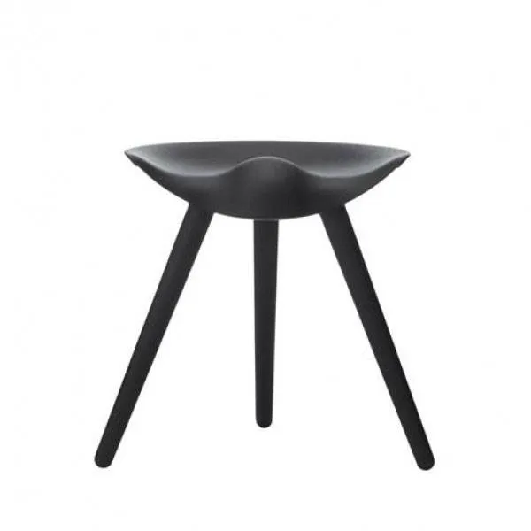 Audo Copenhagen ML42 Hocker 48 cm - Schwarz gebeizte Eiche